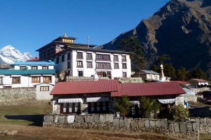 Beautiful monastery of Tengboche.