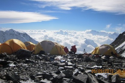 Camps at south col