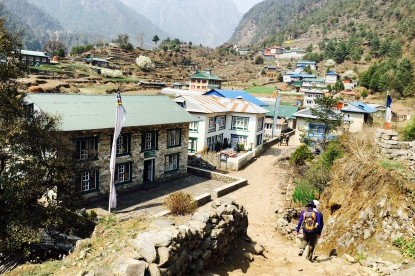 Nice Sherpa village of Ghat.