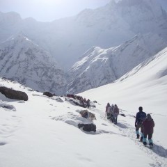 Trekking to the Annapurna Base Camp